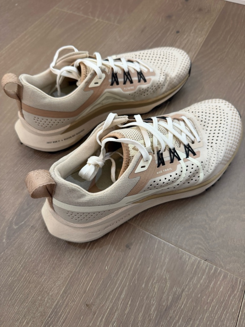 Nike Women’s Pegasus Trail 4 Running Sneakers - Cream and Tan